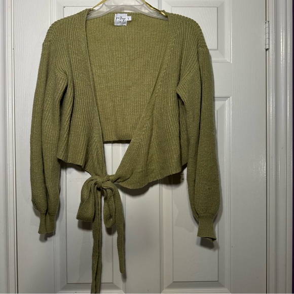 Princess Polly Roper Sweater Moss Green - Picture 2 of 4
